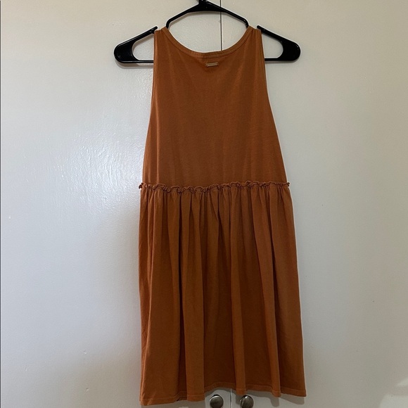 New Billabong Seaside Tank Mini Dress Brown Medium Size S - Picture 9 of 10